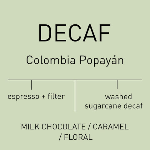 Antsti Fuel Decaf Colombia Popayán Coffee Beans, Medium Roast, Whole Bean, 1 lb