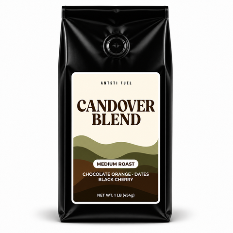 Antsti Fuel Candover Blend Coffee Beans, Medium Roast, Whole Bean, 1 lb