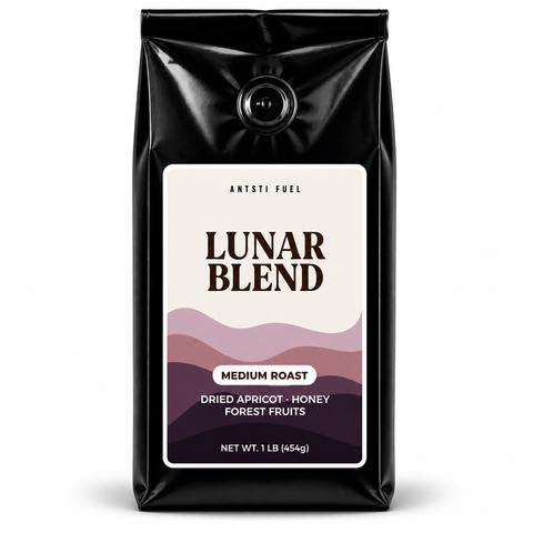 Antsti Fuel Lunar Blend Coffee Beans, Medium Roast, Whole Bean, 1 lb