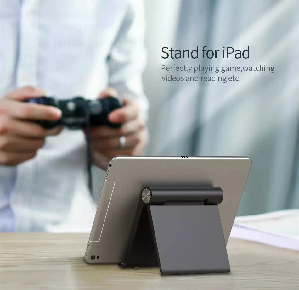 Folding Portable Phone & Mini Tablet Stand – Adjustable & Compact