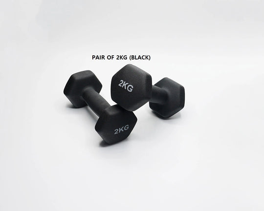 Neoprene Dumbbell Pair – Cast Iron Core, Non-Slip Grip (Various Weights)