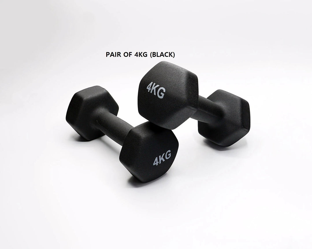 Neoprene Dumbbell Pair – Cast Iron Core, Non-Slip Grip (Various Weights)