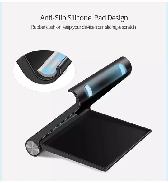Folding Portable Phone & Mini Tablet Stand – Adjustable & Compact