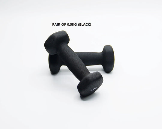 Neoprene Dumbbell Pair – Cast Iron Core, Non-Slip Grip (Various Weights)