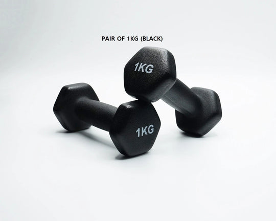 Neoprene Dumbbell Pair – Cast Iron Core, Non-Slip Grip (Various Weights)