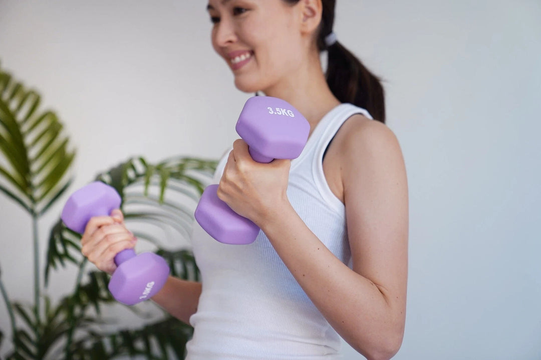 Neoprene Dumbbell Pair – Cast Iron Core, Non-Slip Grip (Various Weights)