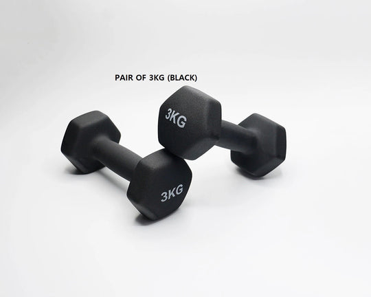 Neoprene Dumbbell Pair – Cast Iron Core, Non-Slip Grip (Various Weights)