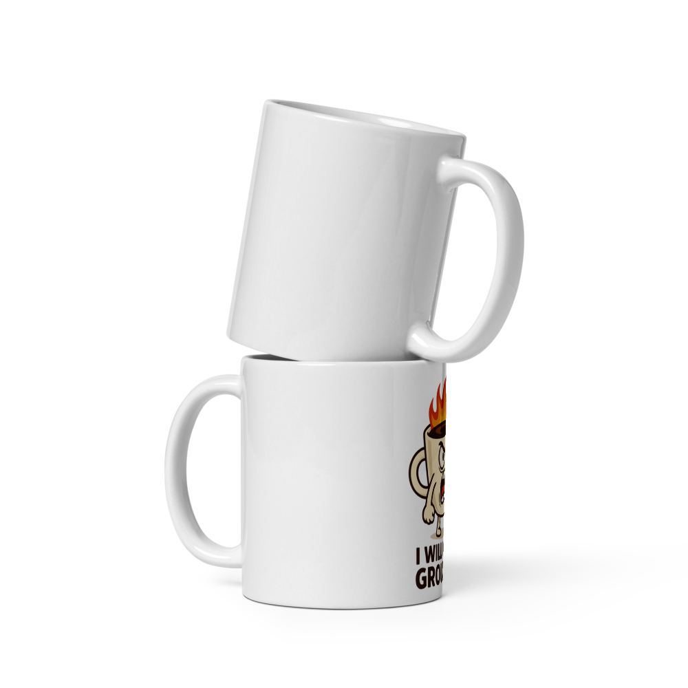 Coffee Mug – “I Need Coffee!” Funny White Glossy Mug – Bold Caffeine Cup – Gift for Coffee Addicts – 11oz/15oz/20oz