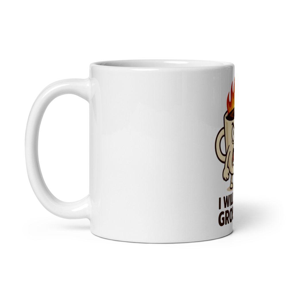 Coffee Mug – “I Need Coffee!” Funny White Glossy Mug – Bold Caffeine Cup – Gift for Coffee Addicts – 11oz/15oz/20oz