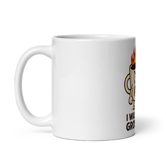 Coffee Mug – “I Need Coffee!” Funny White Glossy Mug – Bold Caffeine Cup – Gift for Coffee Addicts – 11oz/15oz/20oz