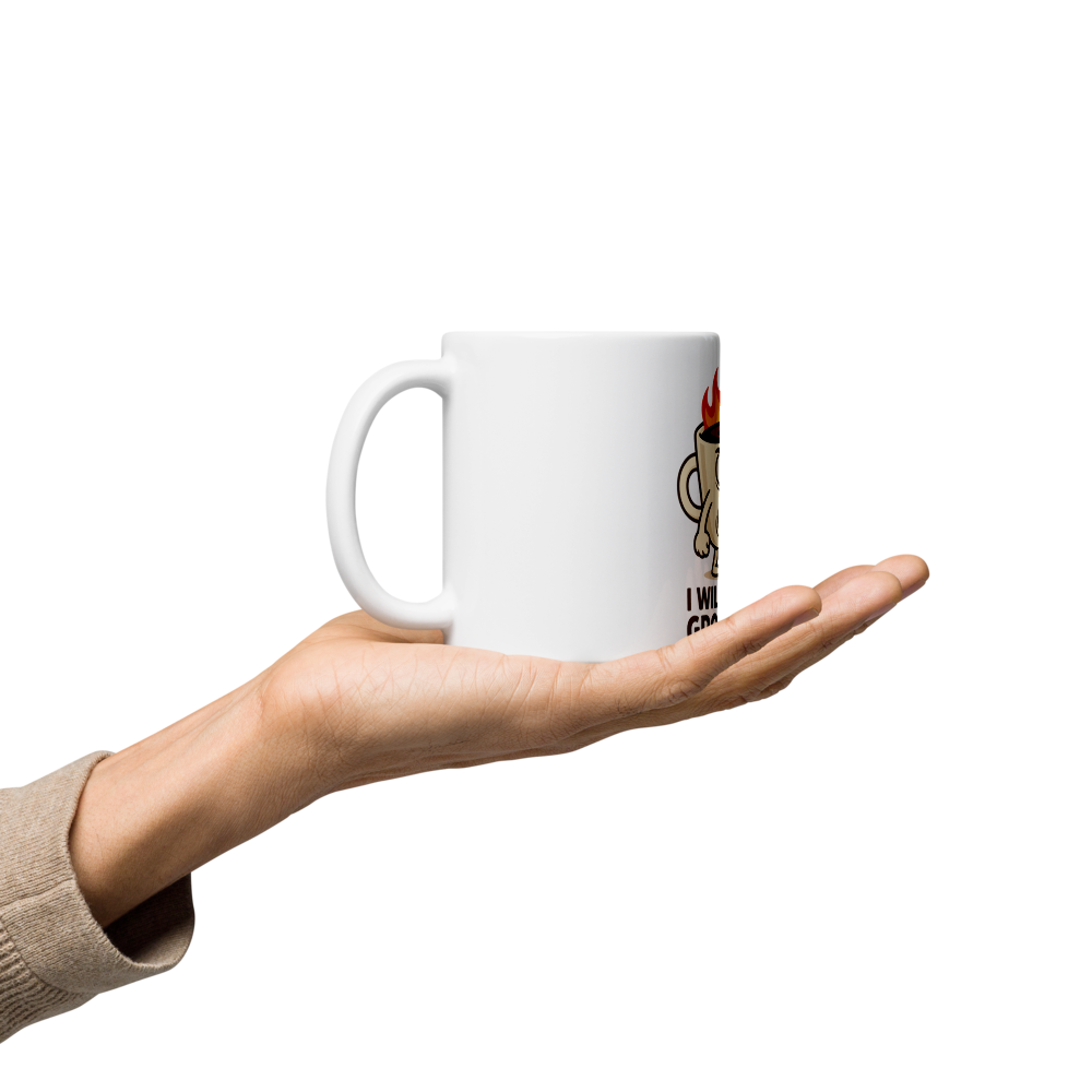 Coffee Mug – “I Need Coffee!” Funny White Glossy Mug – Bold Caffeine Cup – Gift for Coffee Addicts – 11oz/15oz/20oz