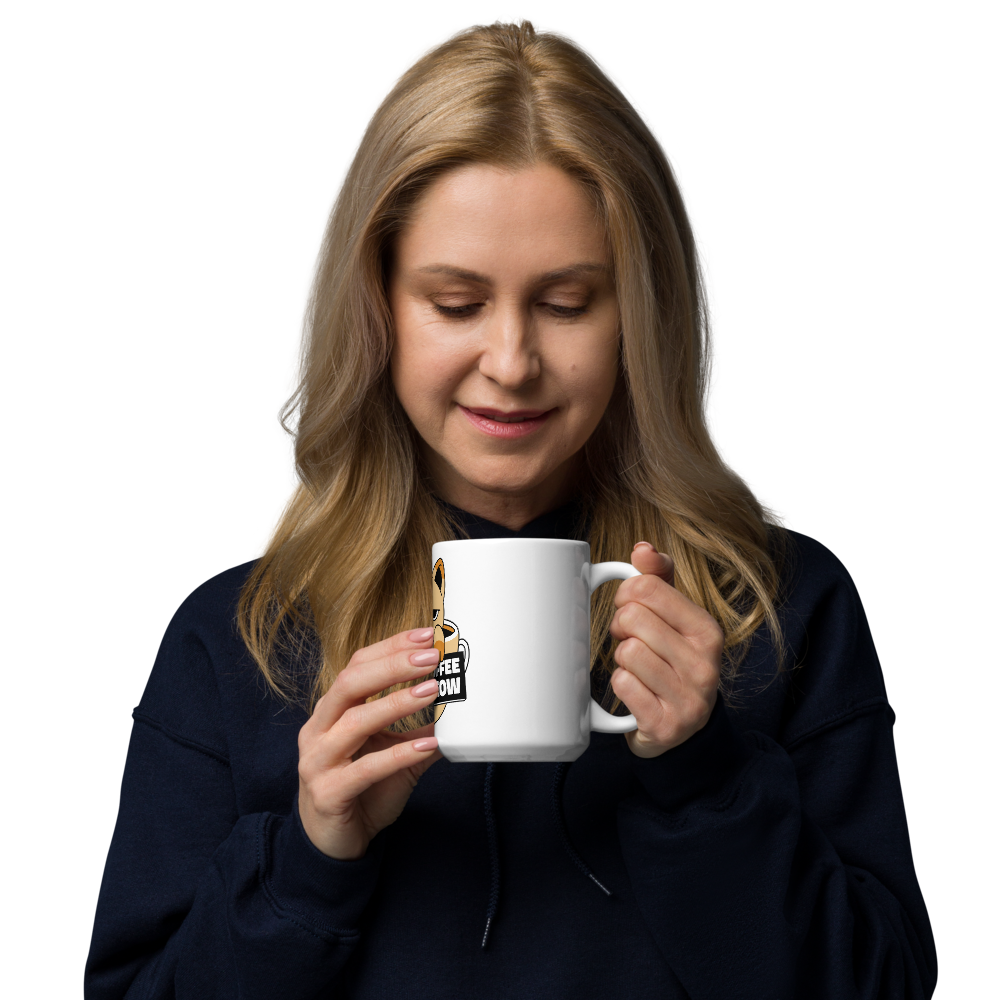 Funny Cat Coffee Mug – “I Need Coffee Right Meow” – Grumpy Cat White Glossy Mug – Cute Gift for Cat Lovers – 11oz/15oz/20oz