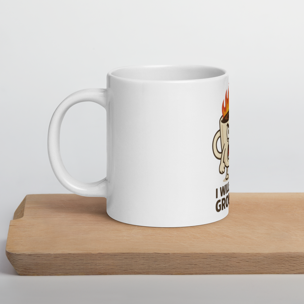 Coffee Mug – “I Need Coffee!” Funny White Glossy Mug – Bold Caffeine Cup – Gift for Coffee Addicts – 11oz/15oz/20oz