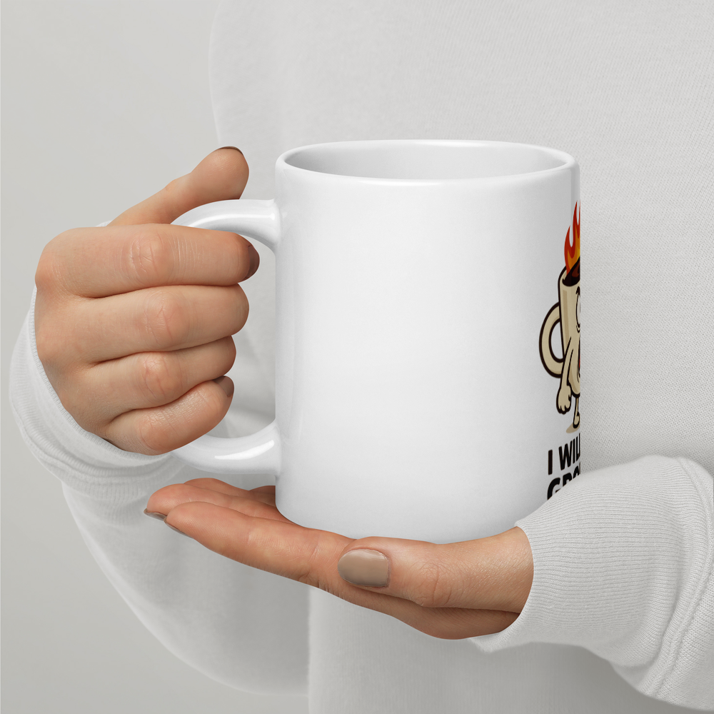 Coffee Mug – “I Need Coffee!” Funny White Glossy Mug – Bold Caffeine Cup – Gift for Coffee Addicts – 11oz/15oz/20oz