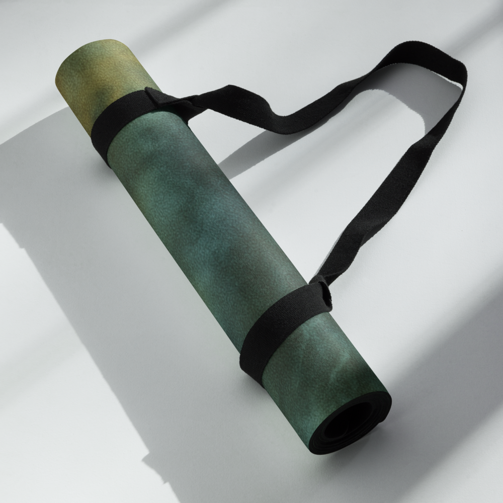 Earthy Tie-Dye Design Yoga Mat – Non-Slip Microsuede Rubber | Antsti Fuel