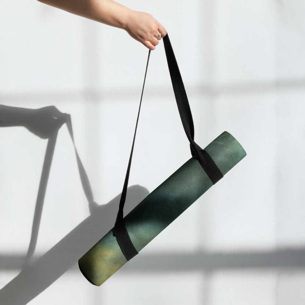 Earthy Tie-Dye Design Yoga Mat – Non-Slip Microsuede Rubber | Antsti Fuel