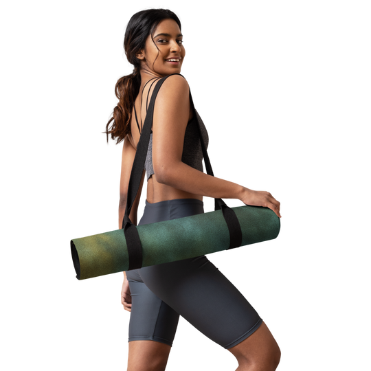 Earthy Tie-Dye Design Yoga Mat – Non-Slip Microsuede Rubber | Antsti Fuel