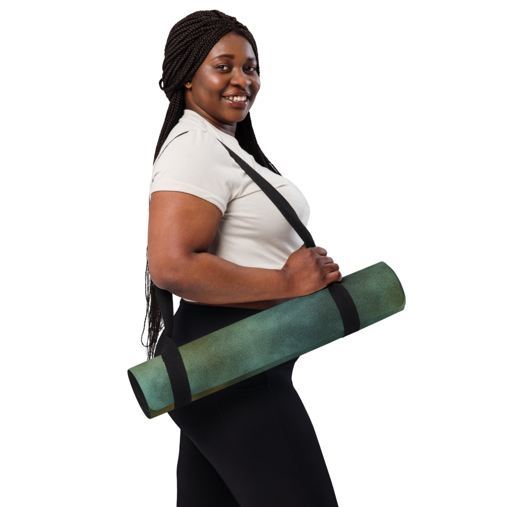 Earthy Tie-Dye Design Yoga Mat – Non-Slip Microsuede Rubber | Antsti Fuel