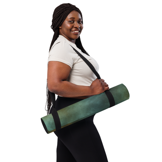 Earthy Tie-Dye Design Yoga Mat – Non-Slip Microsuede Rubber | Antsti Fuel