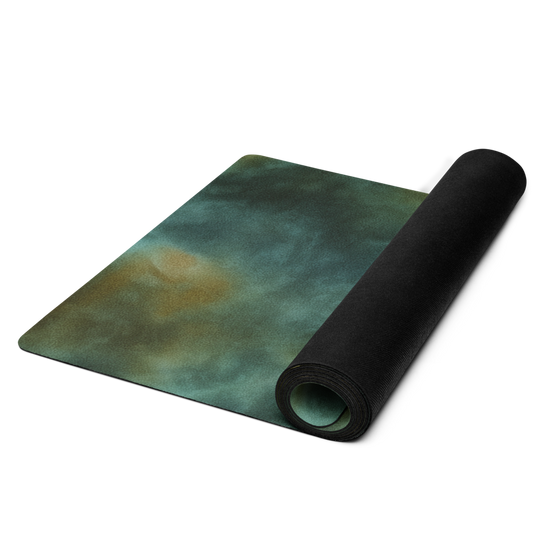 Earthy Tie-Dye Design Yoga Mat – Non-Slip Microsuede Rubber | Antsti Fuel